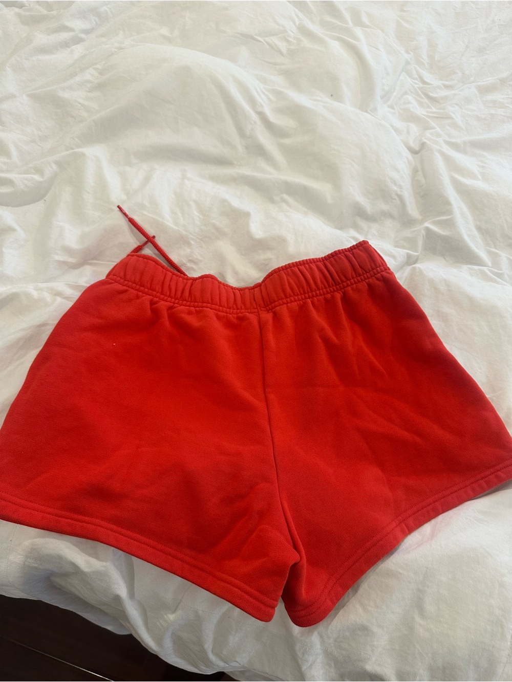 ALO Yoga womens Red Pull-On Shorts - Picture 3 of 3